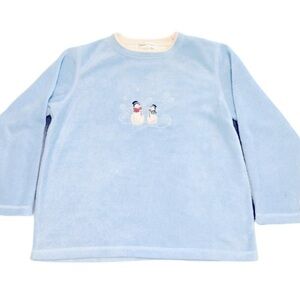 Bonnie Evans fleece Christmas pullover crewneck sweater